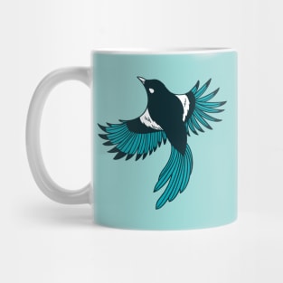 Blue Magpie Mug